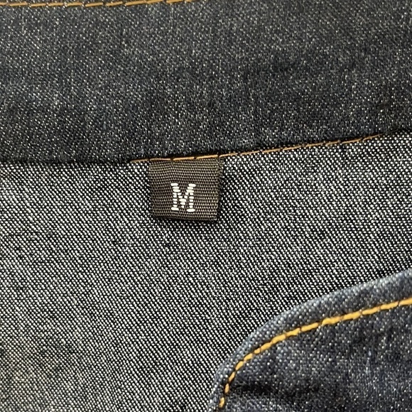 ❤️ 🆕 DENIM dress with contrast stitch Size Medium - Picture 5 of 5